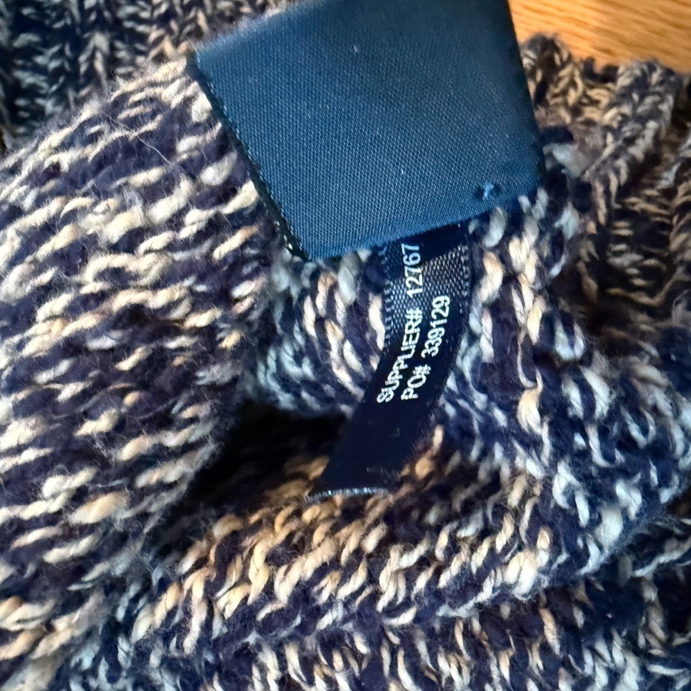 VTG Polo Ralph Lauren Men’s Size XL Chunky Knit Button Neck Pullover Sweater - Picture 9 of 13